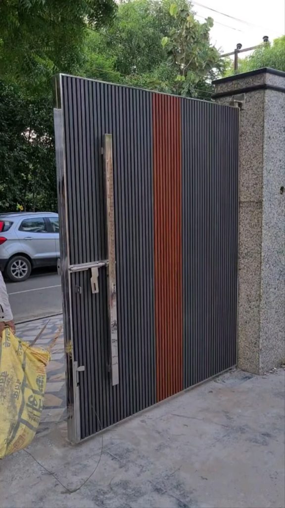Aluminium Profile Gate in Kanpur – Modern Design, Custom Fabrication & Installation